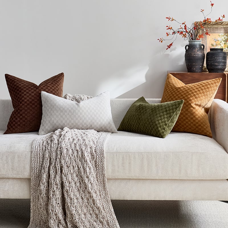 Sonia Rectangular Chenille Cushion Covers
