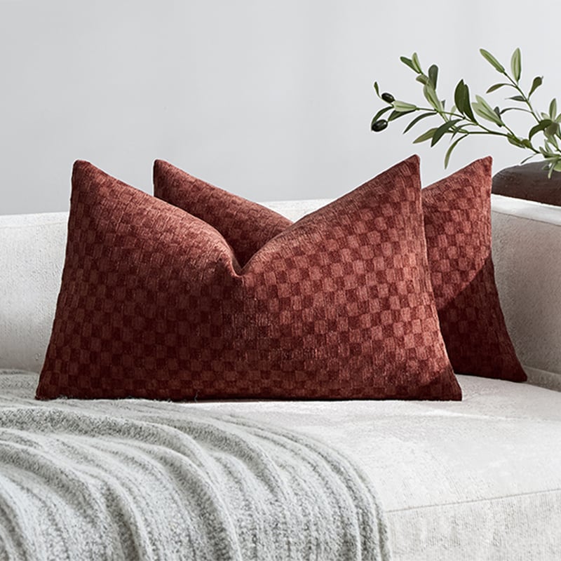 Sonia Rectangular Chenille Cushion Covers