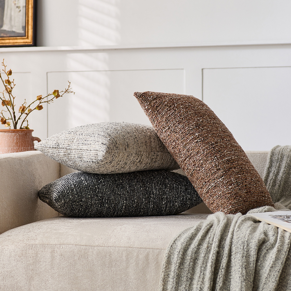 Greta Rectangular Boucle Cushion Covers