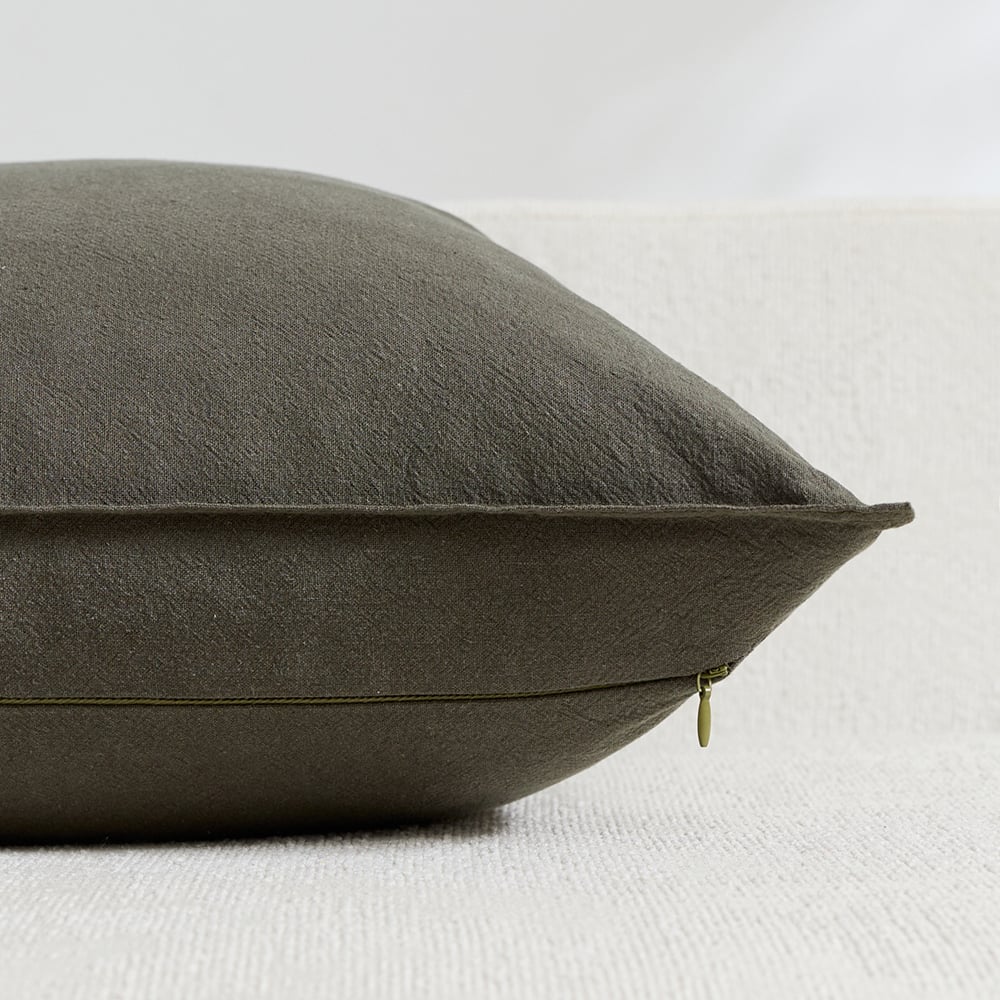 Maddox Cotton-Linen Rectangular Cushion Covers