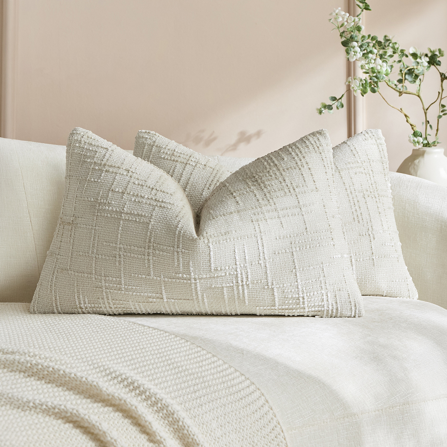 Caitlyn Rectangular Chenille Cushion Covers