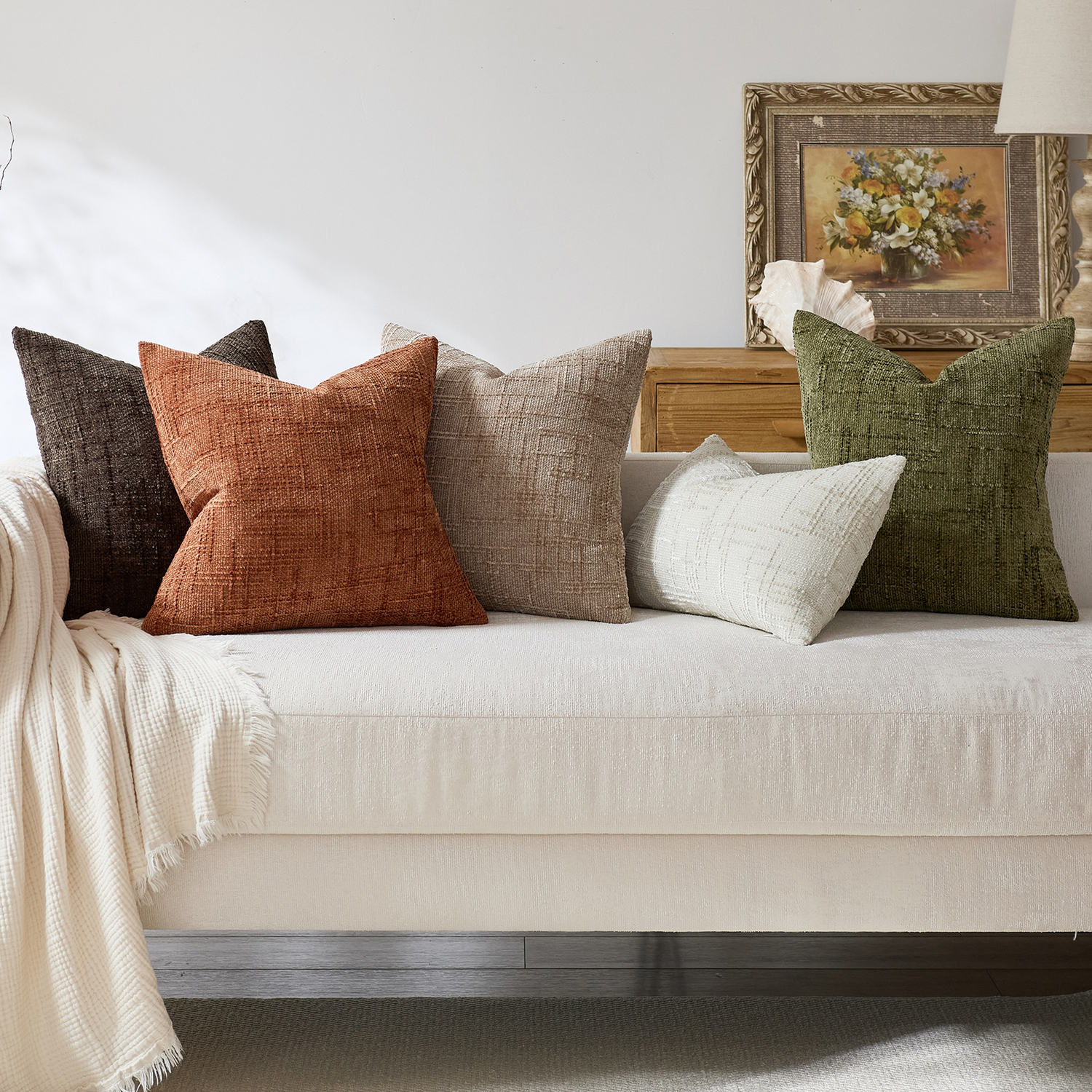 Caitlyn Chenille Cushion Covers