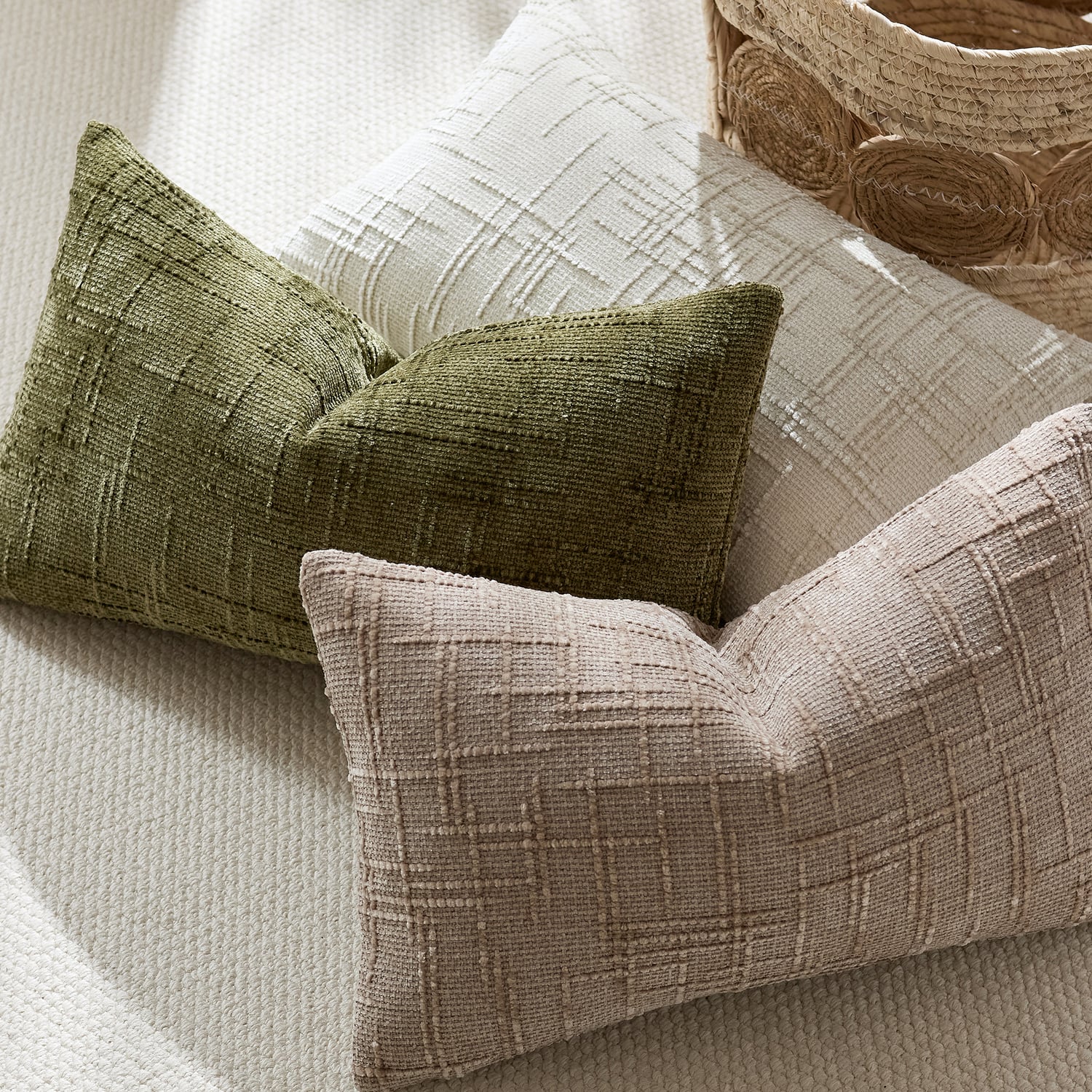 Caitlyn Rectangular Chenille Cushion Covers