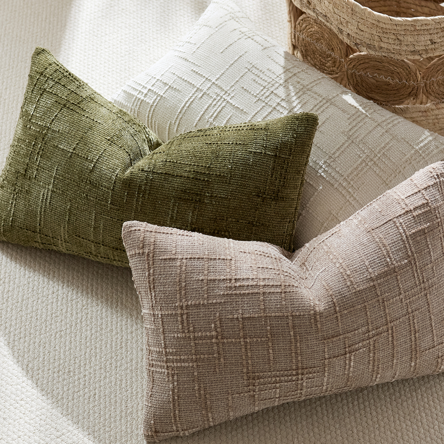 Caitlyn Rectangular Chenille Cushion Covers