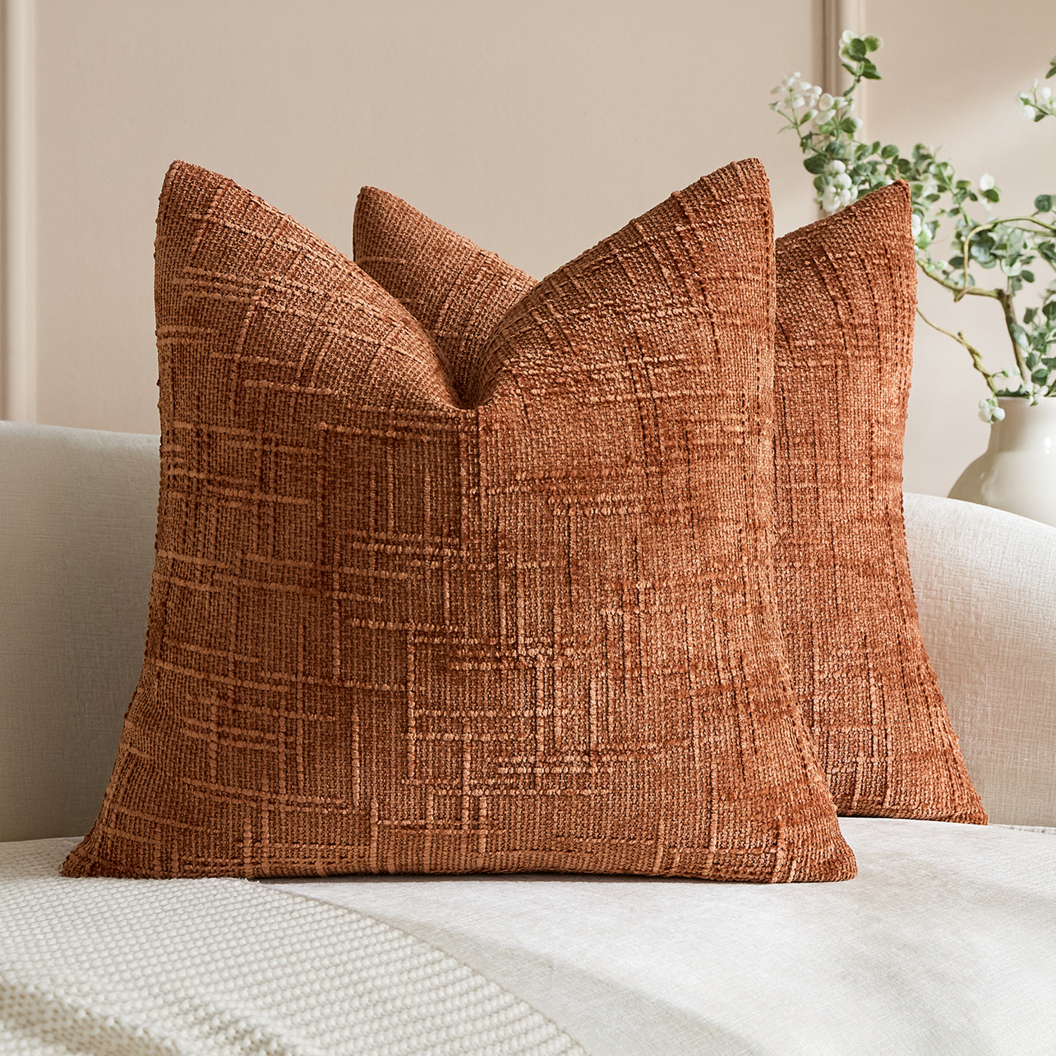 Caitlyn Chenille Cushion Covers
