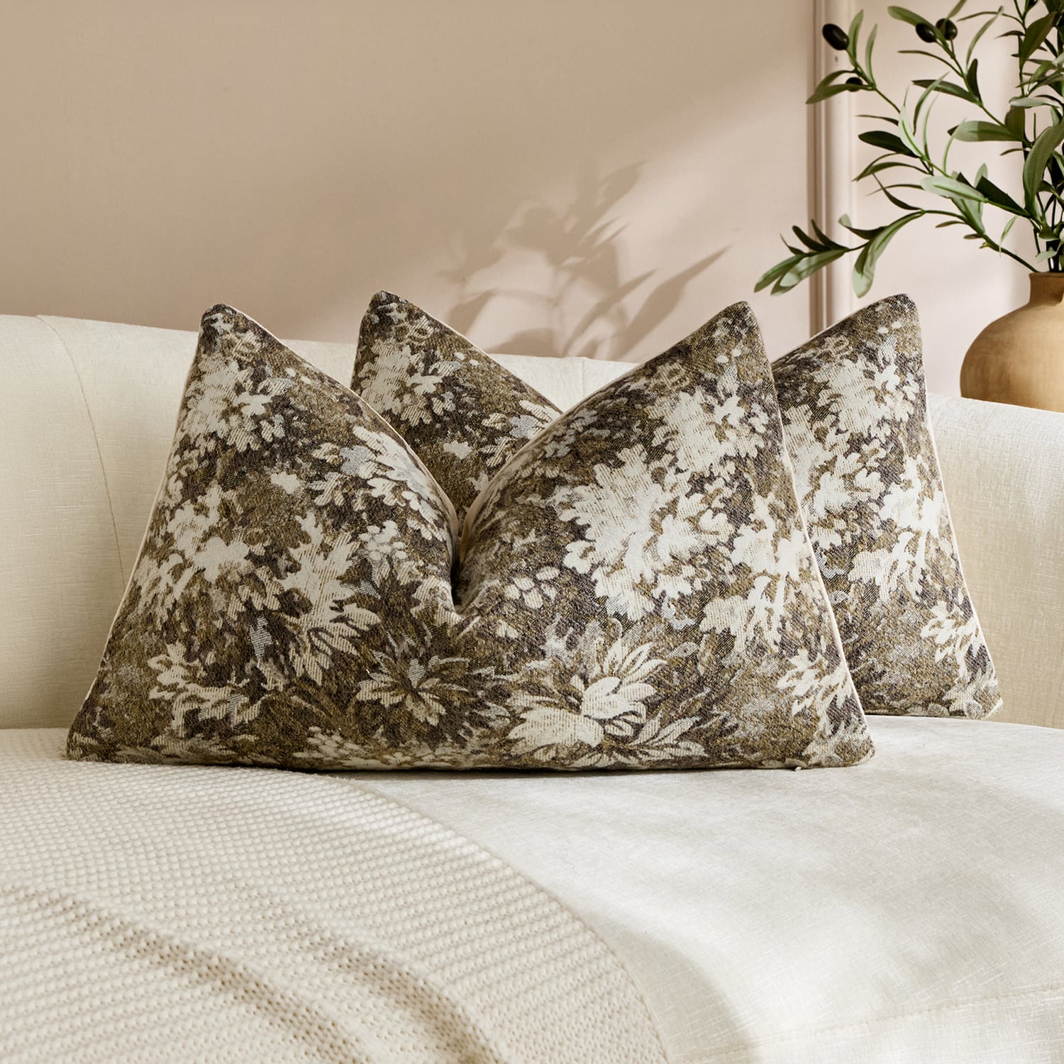 Lilymae Rectangular Chenille Cushion Covers