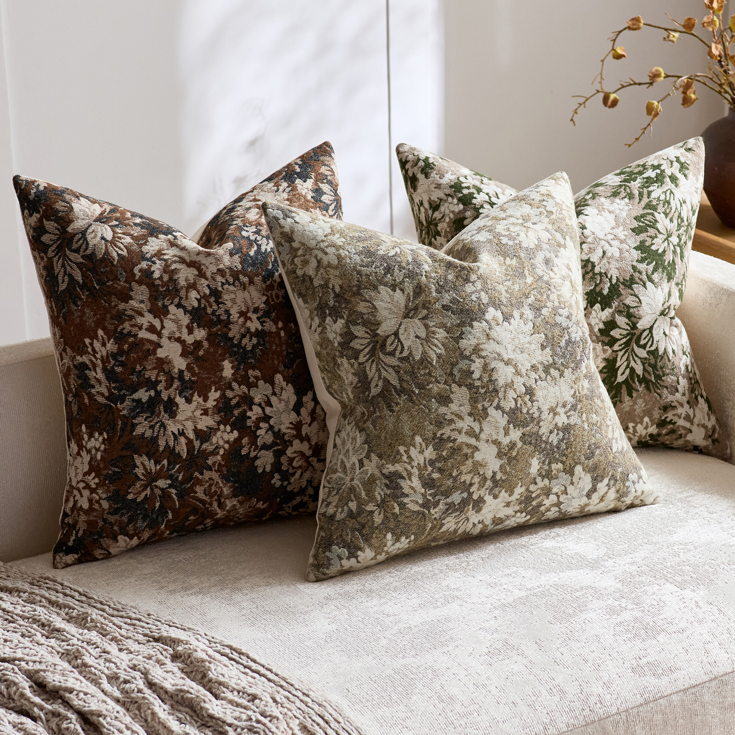 Lilymae Chenille Cushion Covers