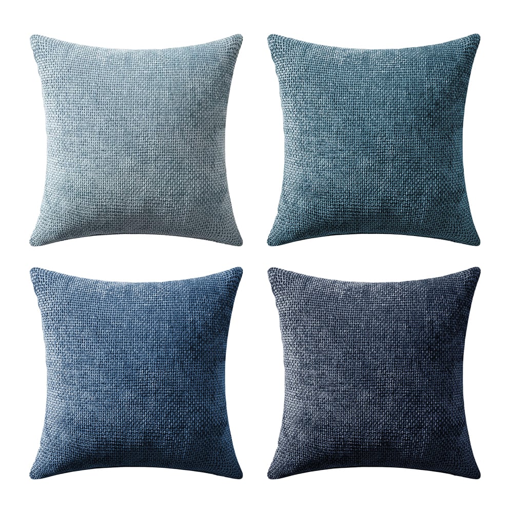 4 Piece Kenzie Chenille Cushion Covers