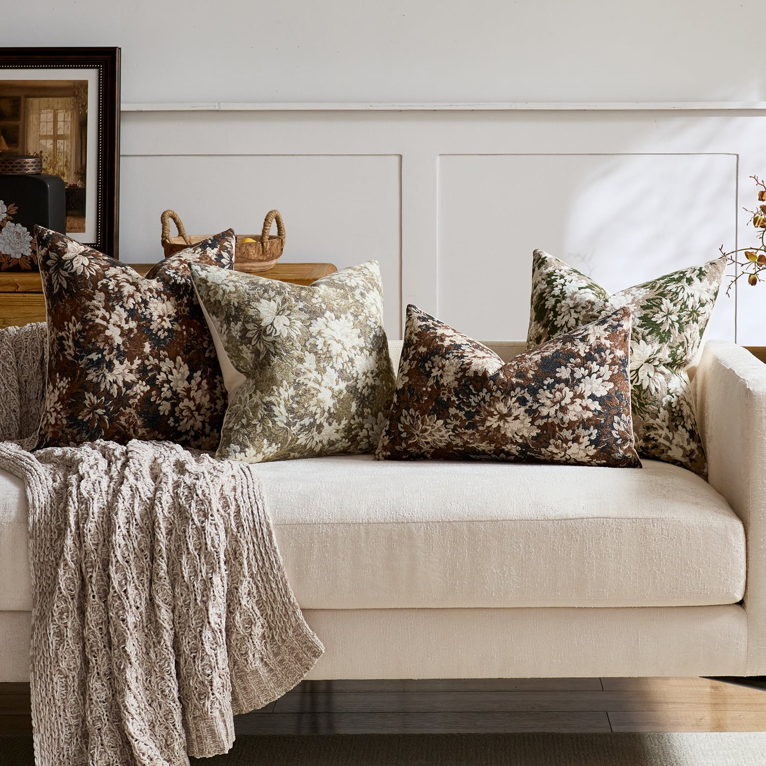 Lilymae Rectangular Chenille Cushion Covers