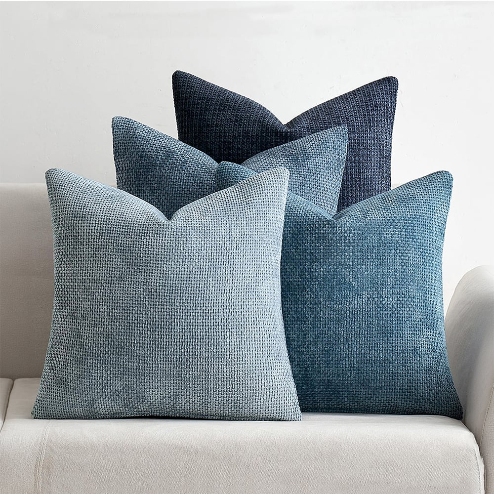 4 Piece Kenzie Chenille Cushion Covers