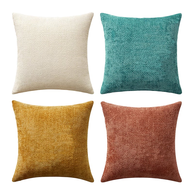 4 Piece Kenzie Chenille Cushion Covers