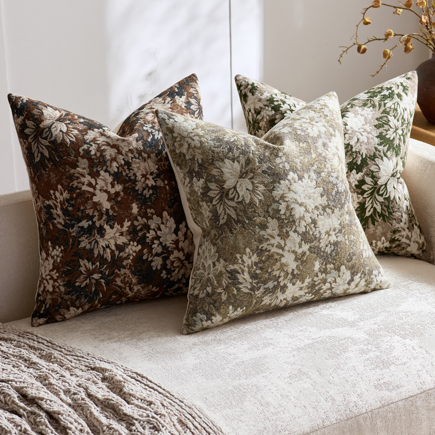 Lilymae Chenille Cushion Covers