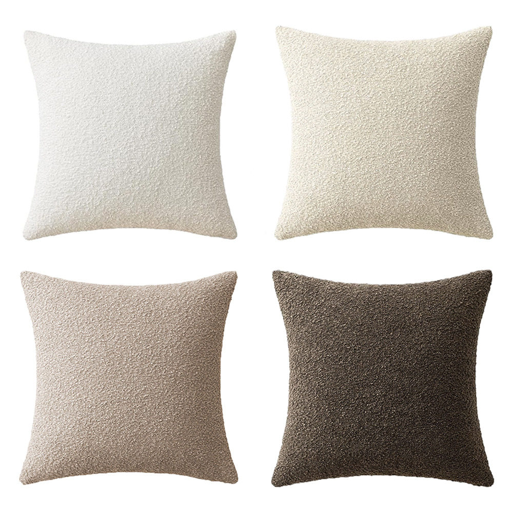 4 Piece Lyra Boucle Cushion Covers