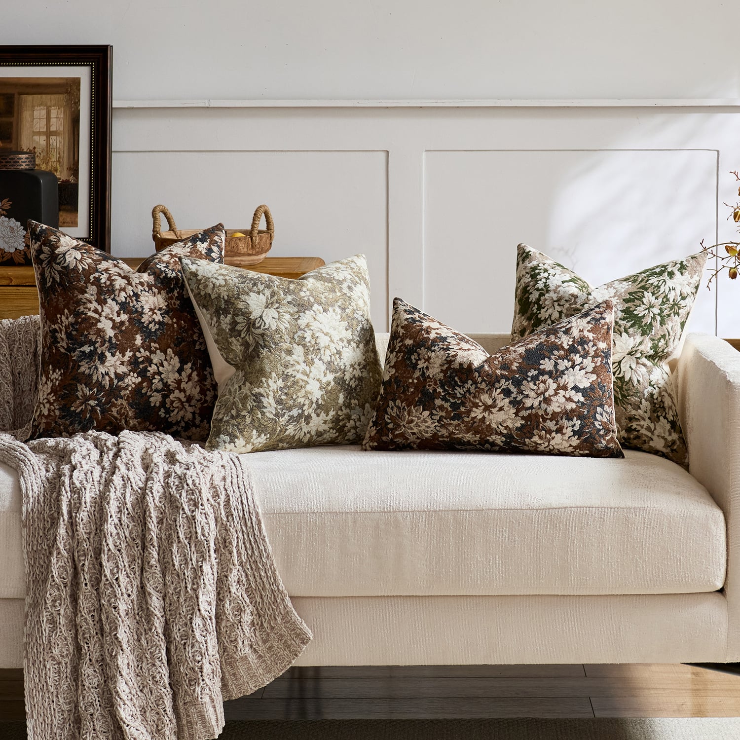Lilymae Chenille Cushion Covers