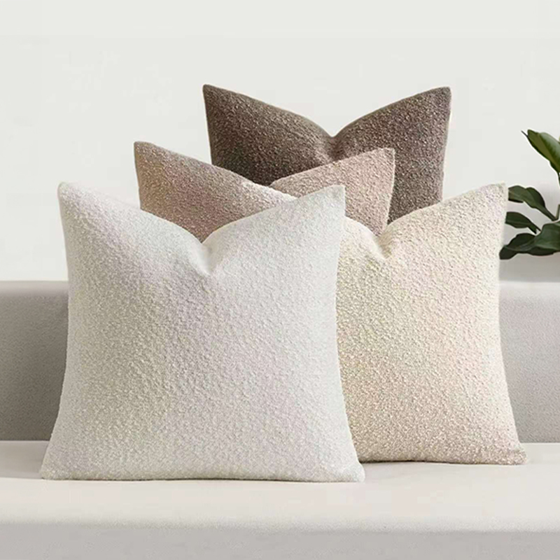 4 Piece Lyra Boucle Cushion Covers