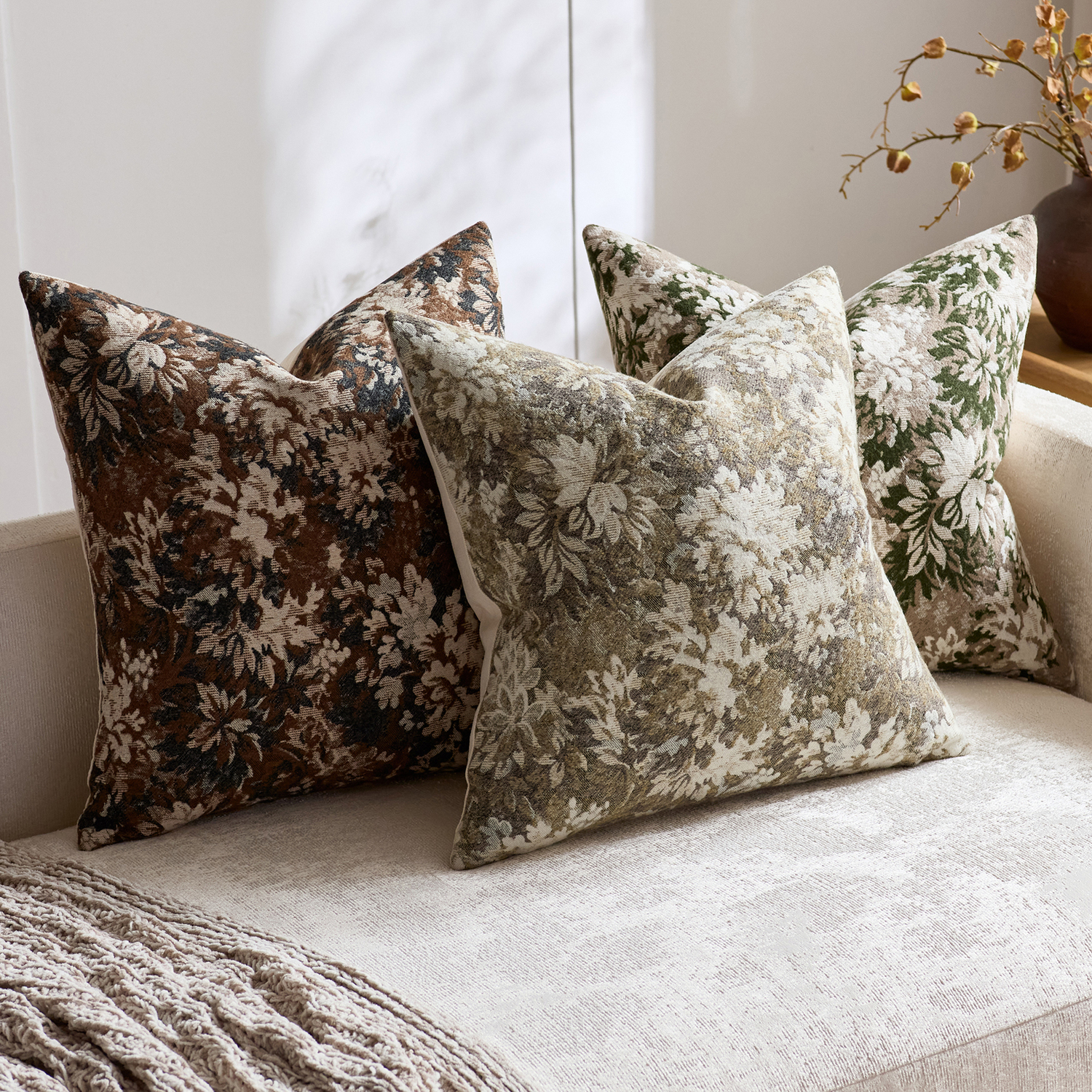 Lilymae Chenille Cushion Covers