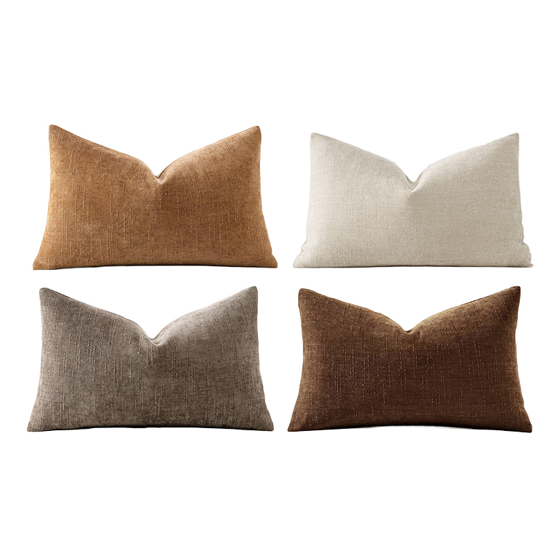 4 Piece Bryce Chenille Rectangular Cushions