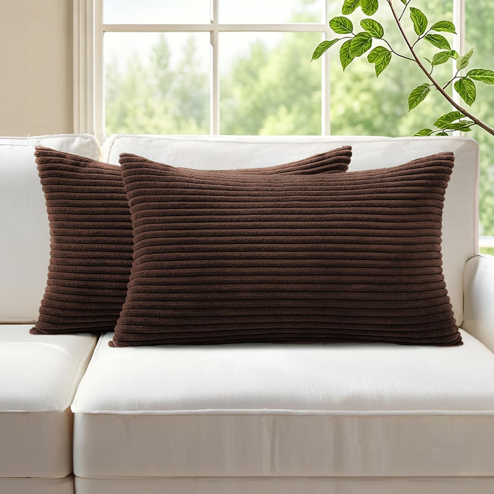 Gracie Corduroy Rectangular Cushion Covers