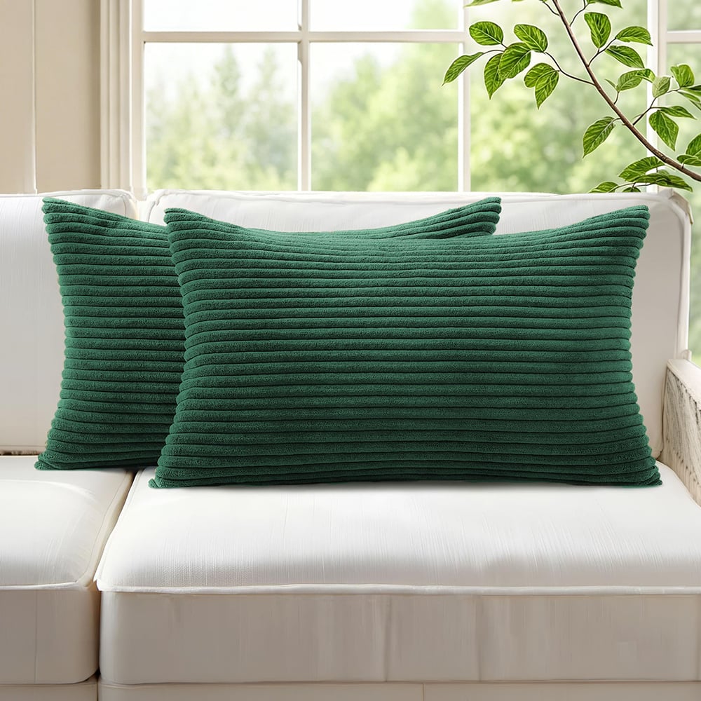 Gracie Corduroy Rectangular Cushion Covers