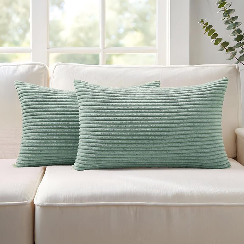 Gracie Corduroy Rectangular Cushion Covers