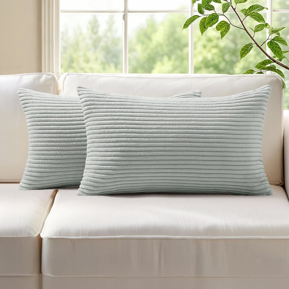 Gracie Corduroy Rectangular Cushion Covers