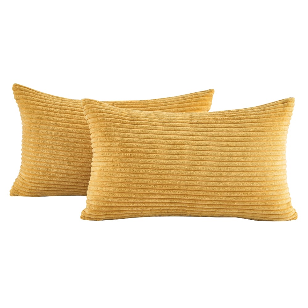Gracie Corduroy Rectangular Cushion Covers