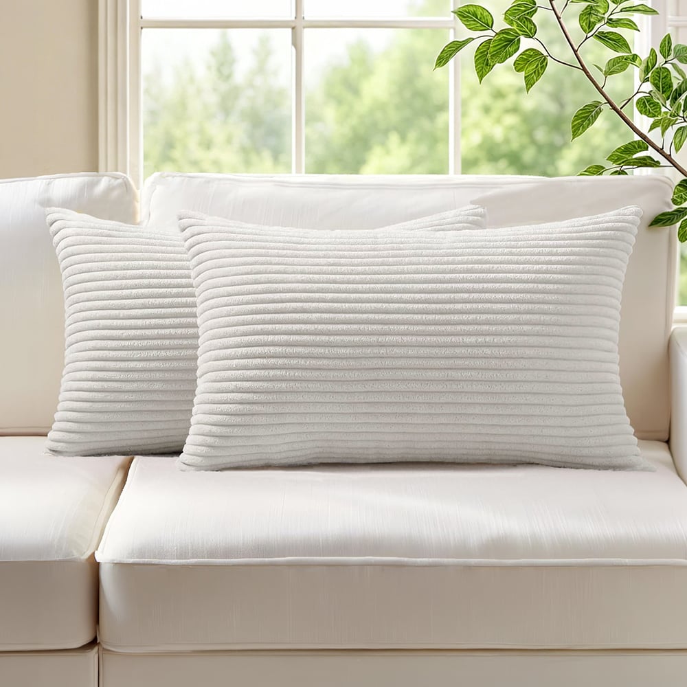 Gracie Corduroy Rectangular Cushion Covers