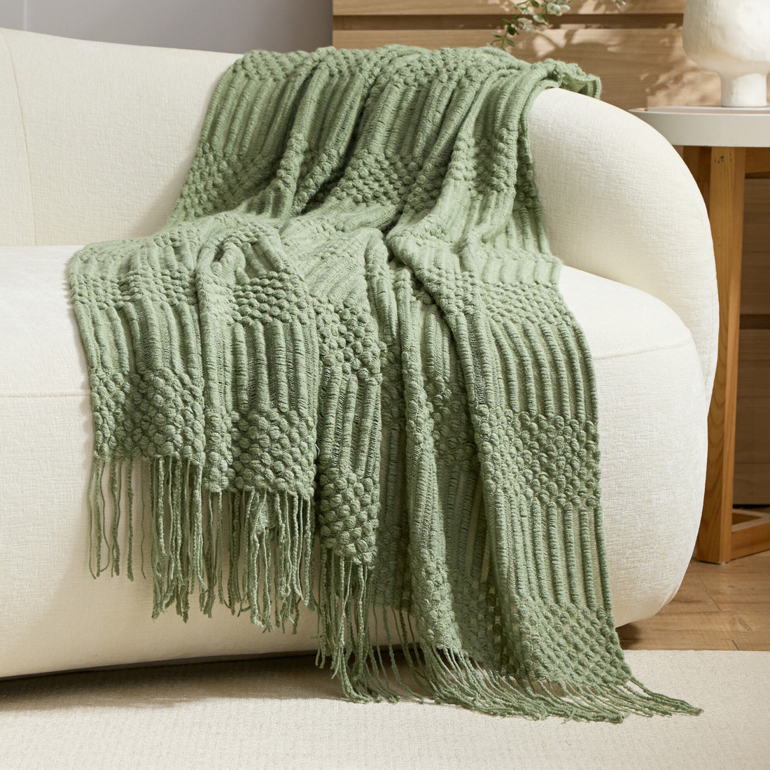 Zahra Knitted Throw
