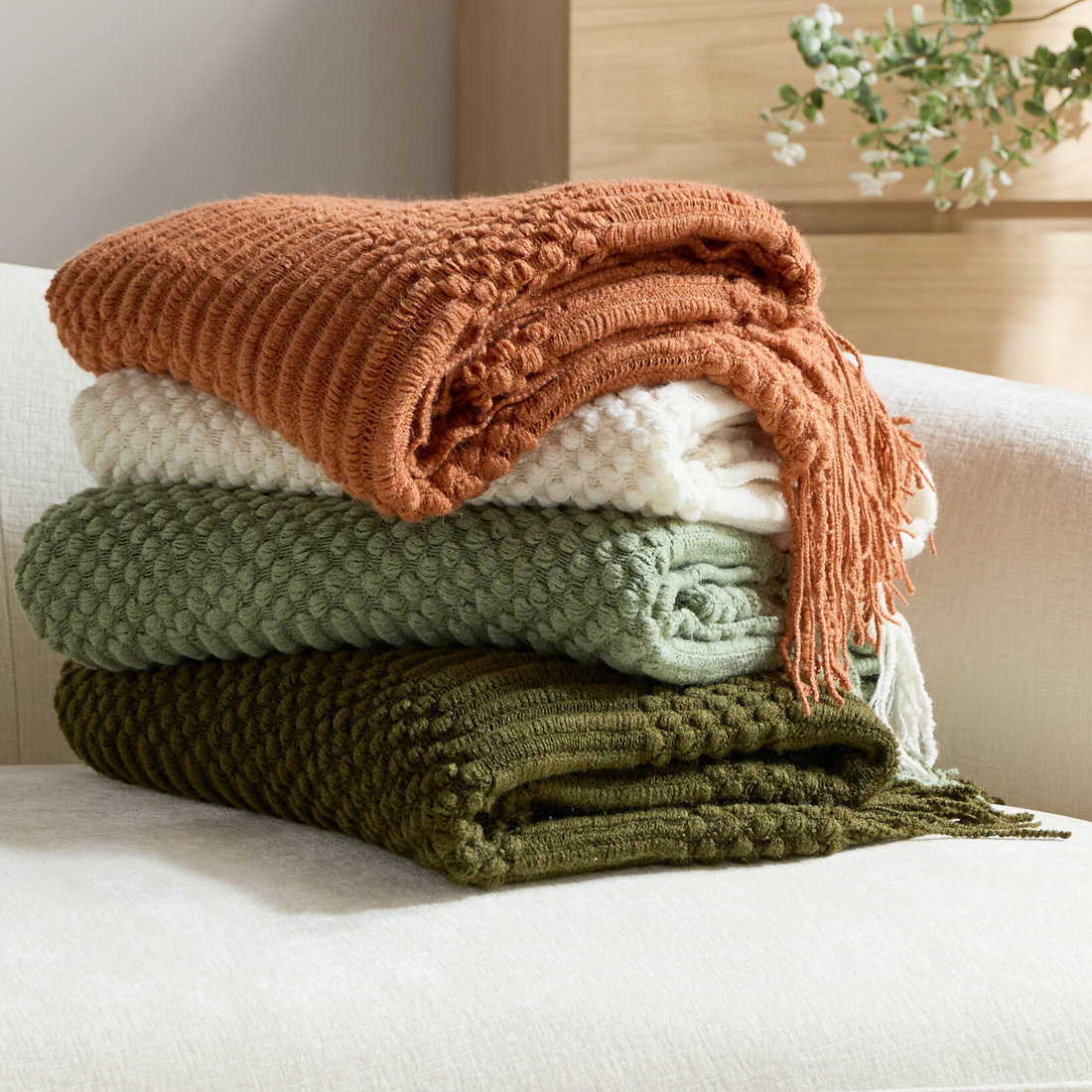 Zahra Knitted Throw