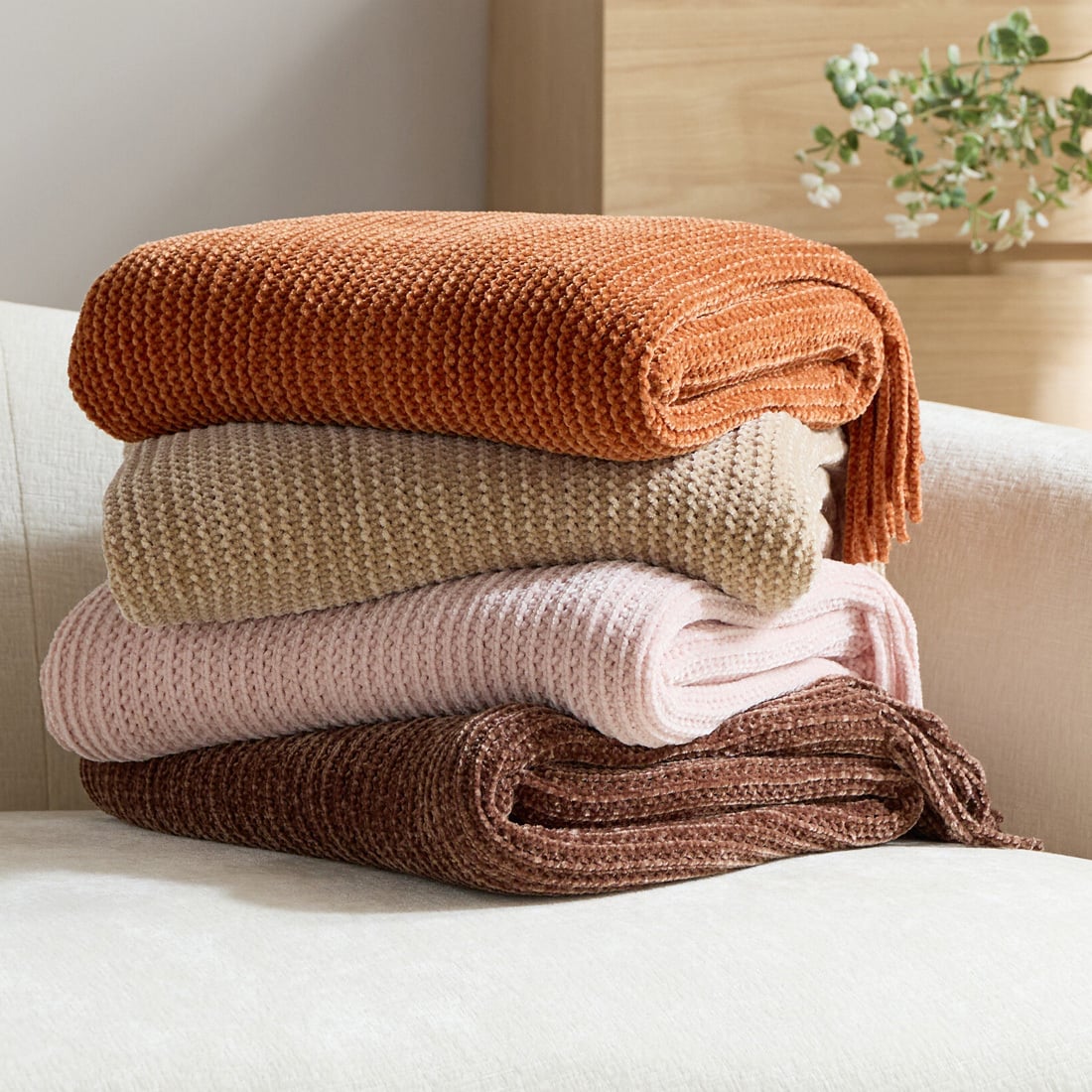 Vasia Knitted Throw