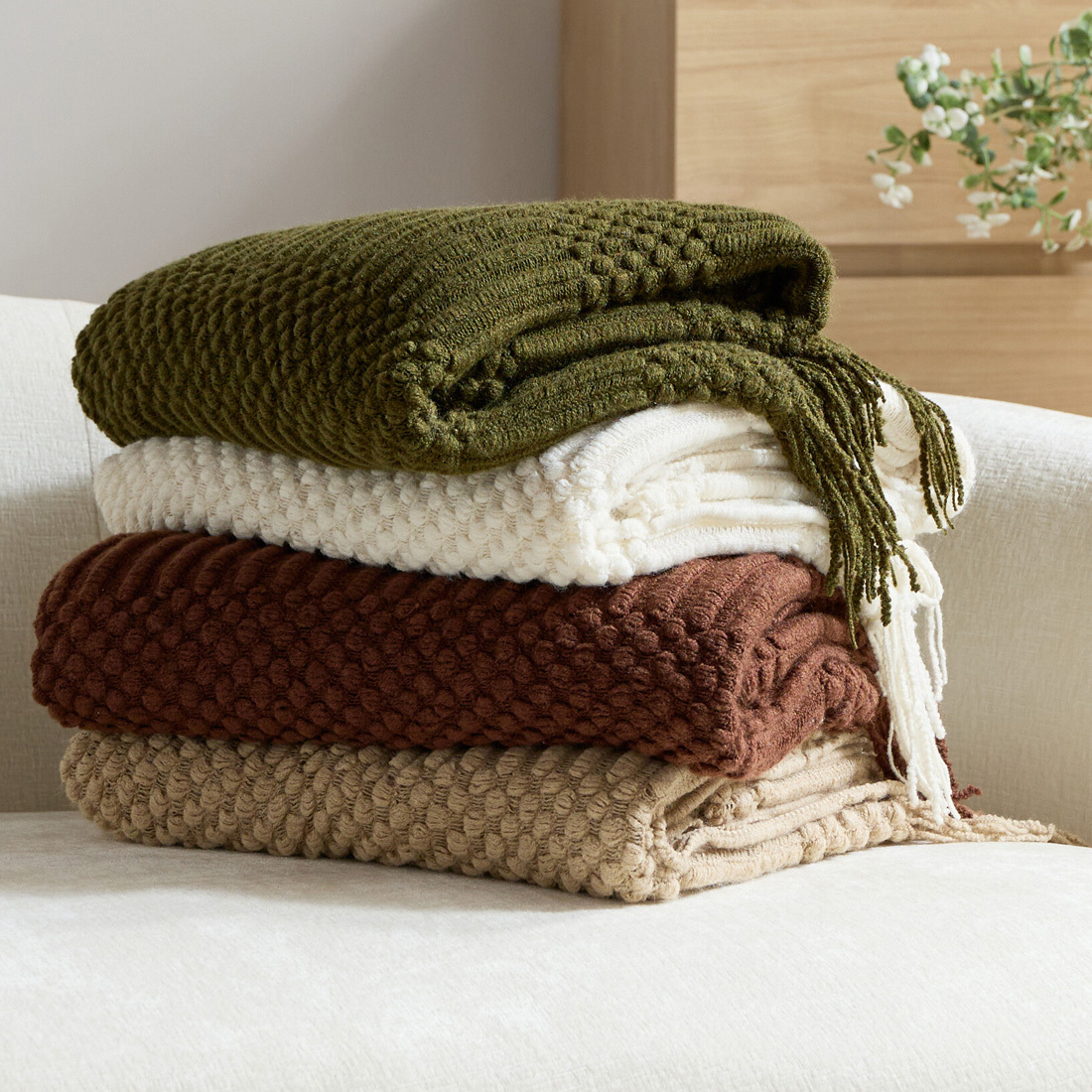 Zahra Knitted Throw