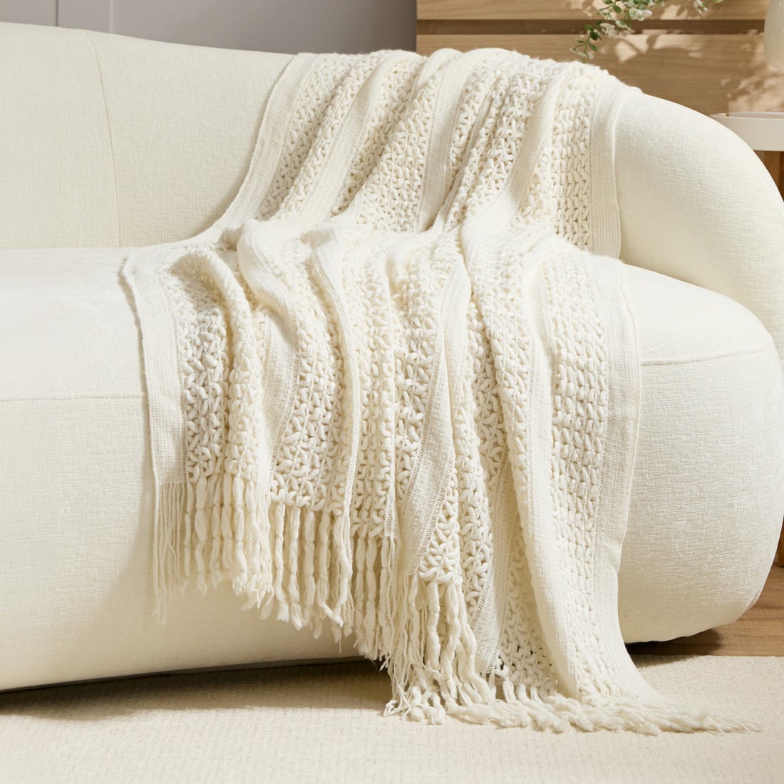 Xenia Knitted Throw