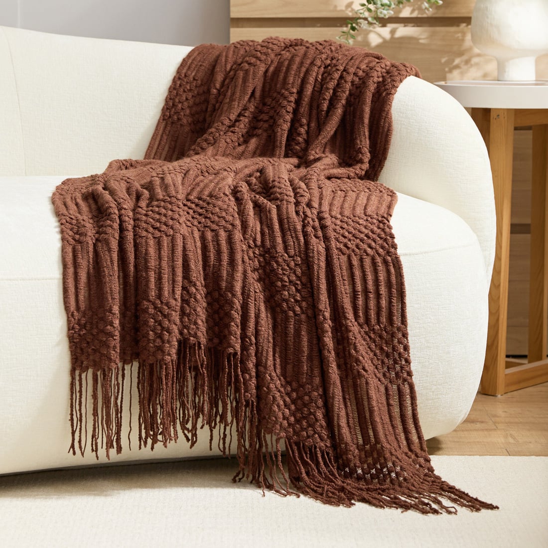 Zahra Knitted Throw