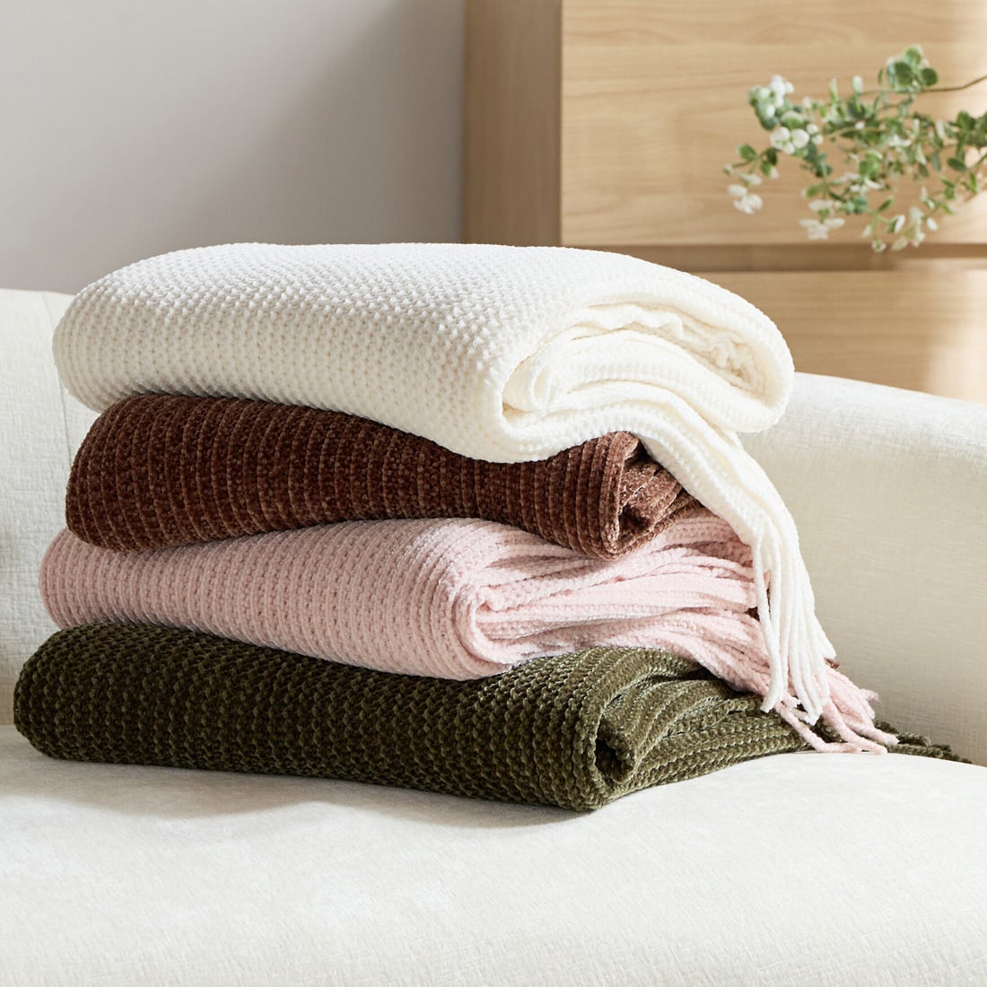 Vasia Knitted Throw