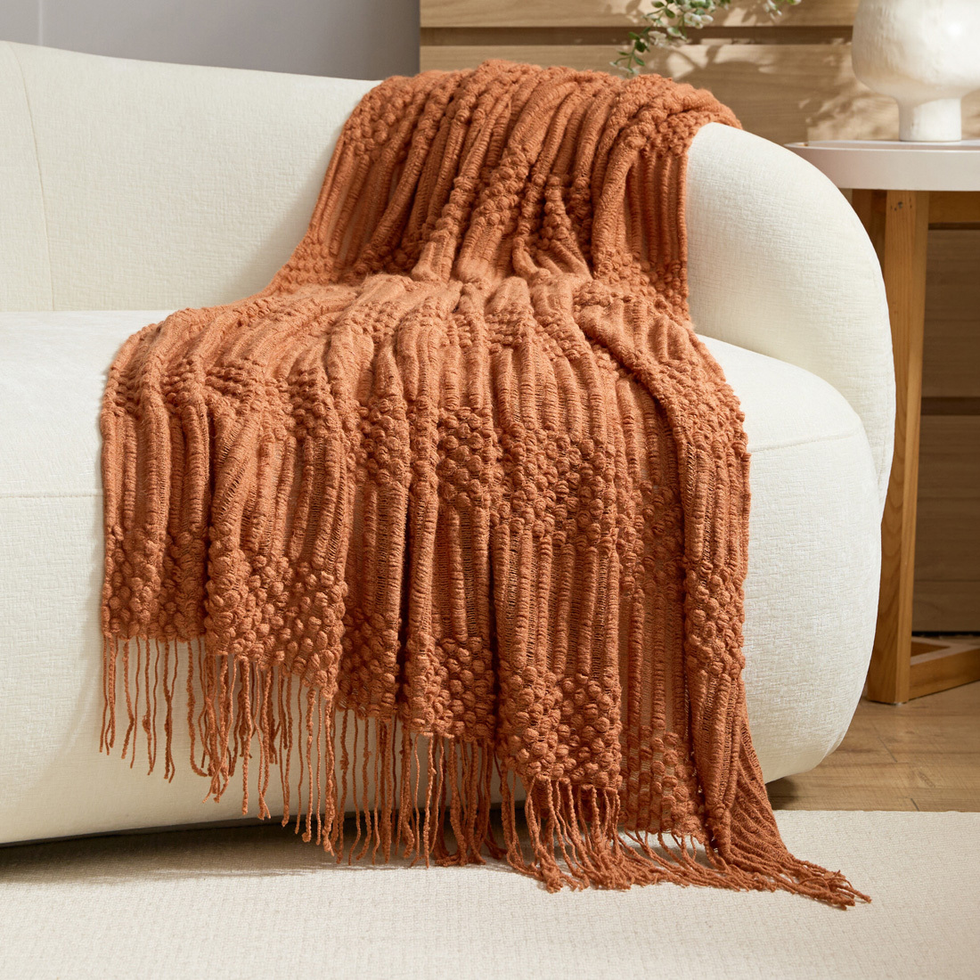 Zahra Knitted Throw