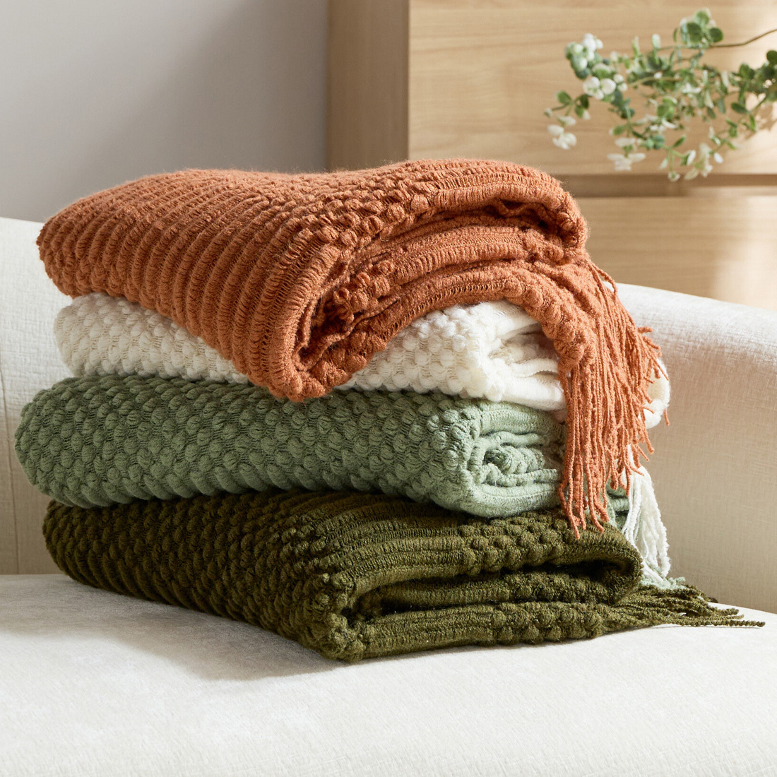 Zahra Knitted Throw