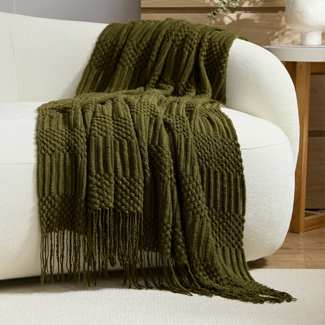 Zahra Knitted Throw