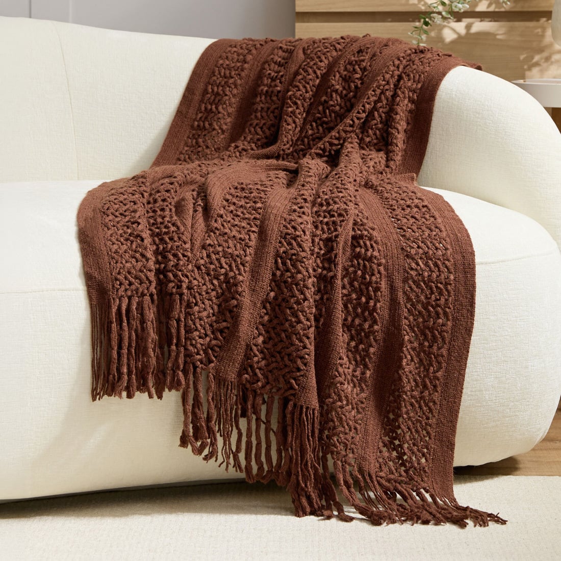 Xenia Knitted Throw
