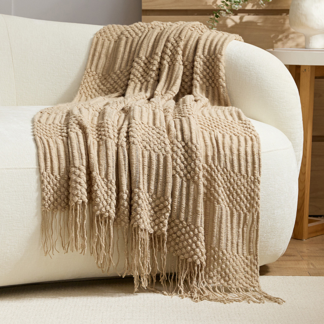 Zahra Knitted Throw
