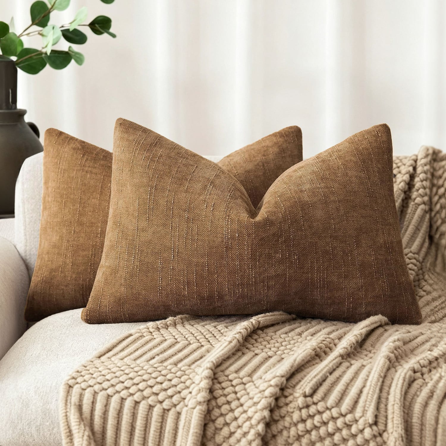 Clare Rectangular Chenille Cushion Covers