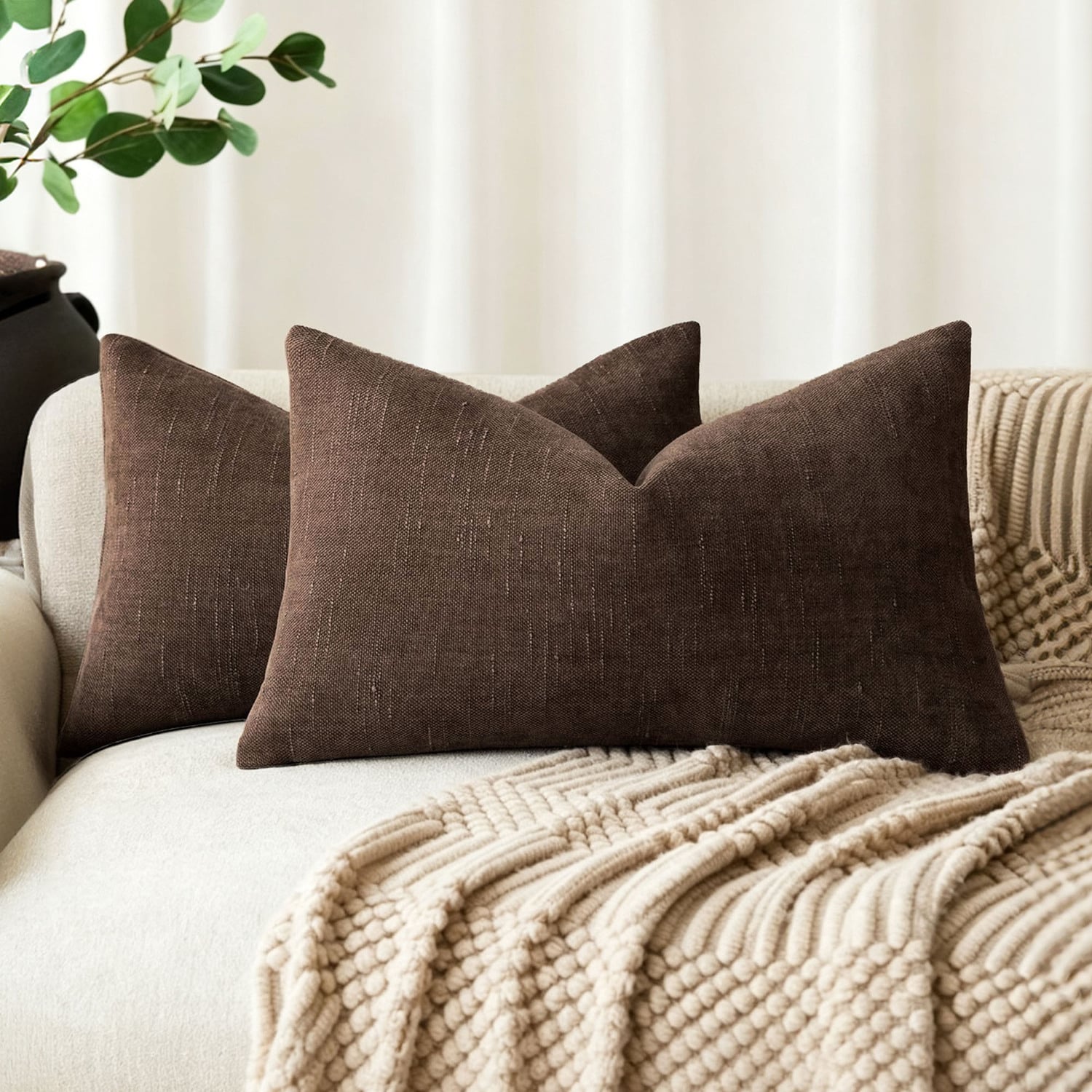 Clare Rectangular Chenille Cushion Covers