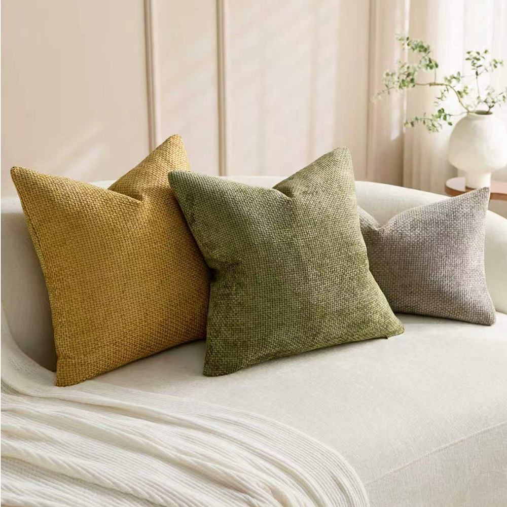 Aria Chenille Cushion Covers