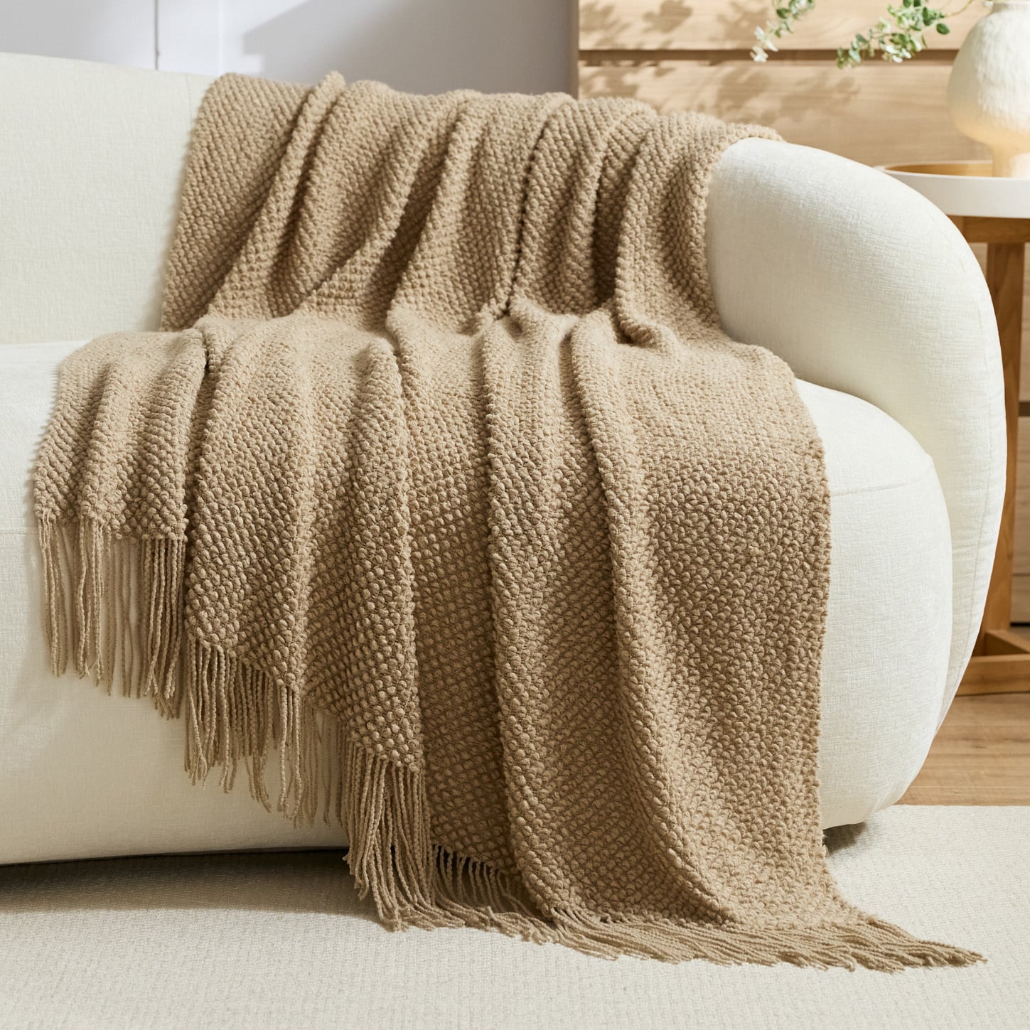 Fassett Knitted Throw