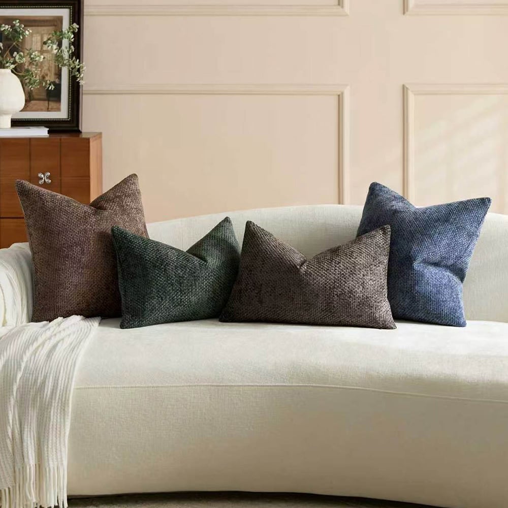 Aria Rectangular Chenille Cushion Covers