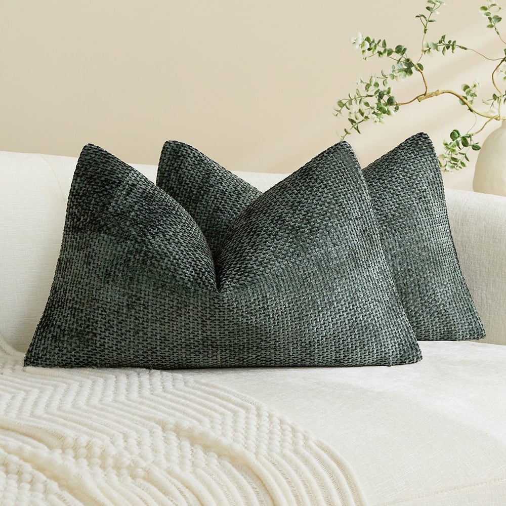 Aria Rectangular Chenille Cushion Covers
