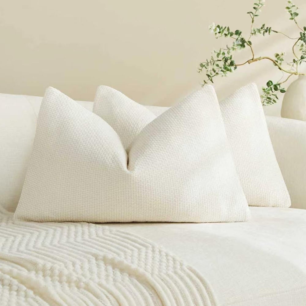 Aria Rectangular Chenille Cushion Covers