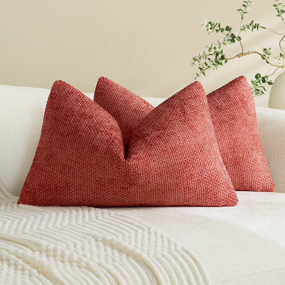Aria Rectangular Chenille Cushion Covers