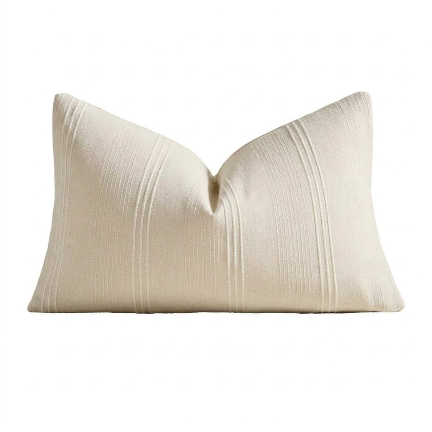 Kenna Linen-Blend Lumbar Cushion Covers