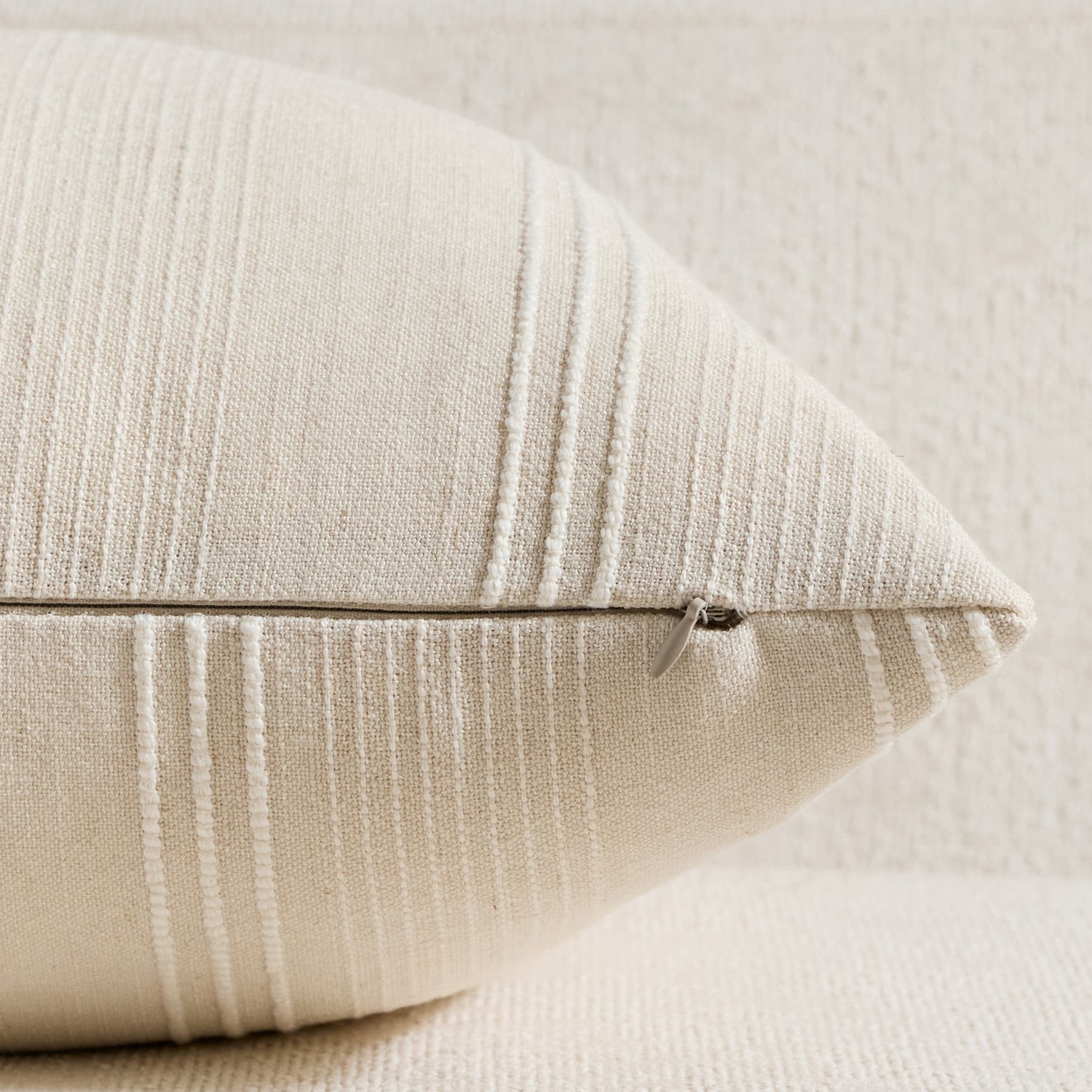 Kenna Linen-Blend Lumbar Cushion Covers