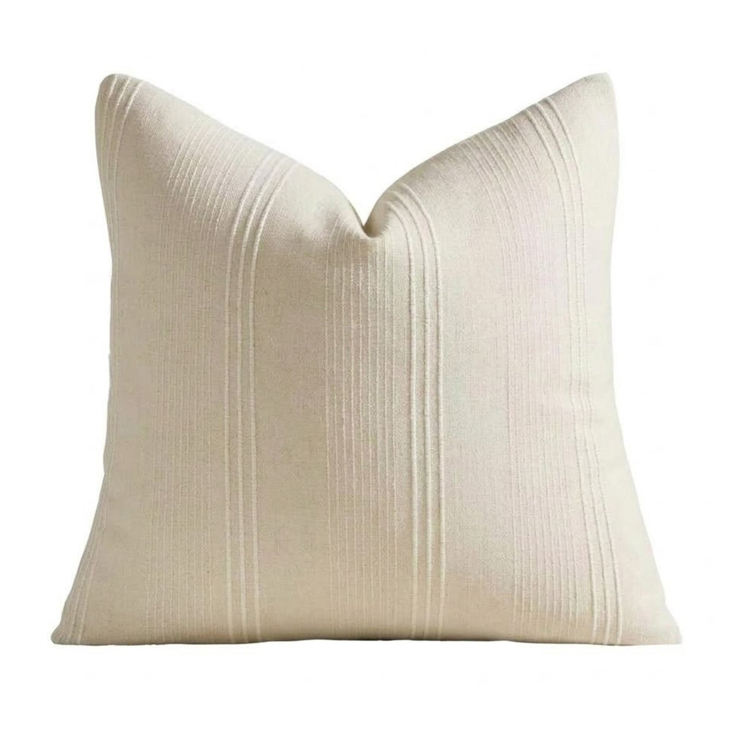 Kenna Square Linen-Blend Cushion Covers